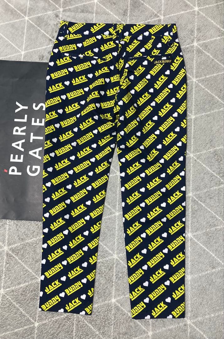 新品 ジャックバニー 2WAYストレッチツイルボンディングパンツ(4)M/紺
