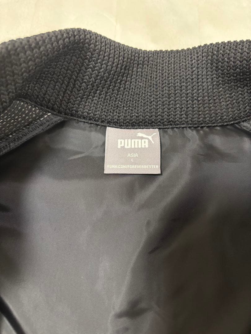 PUMA メンズジャケット ブラック/イエロー【新品】