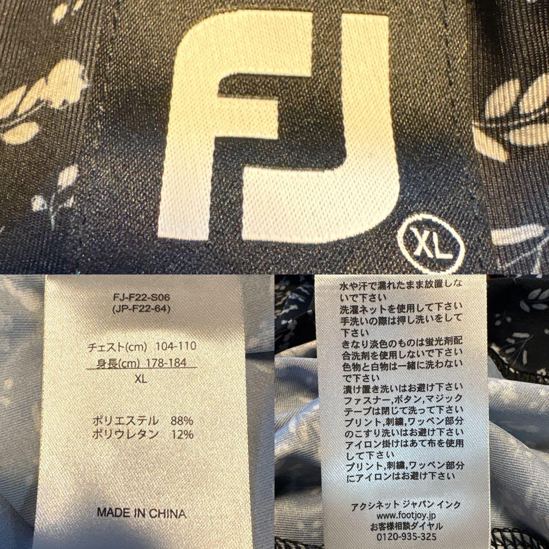 フットジョイ　FJ ゴルフ用長袖シャツ　サイズXL ストレッチ