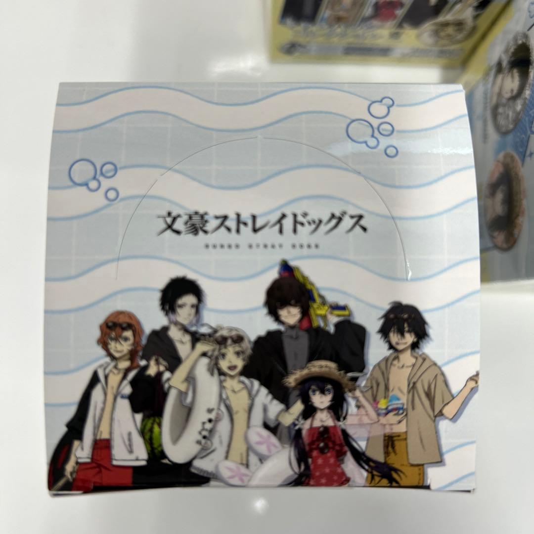文豪ストレイドッグス 夏 未開封缶バッジBOX ×8 ＆ ミニ色紙BOX ×5