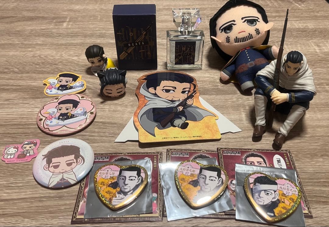 ゴールデンカムイ 尾形百之助 グッズまとめ売り どうぶつフォーゼなど 41点