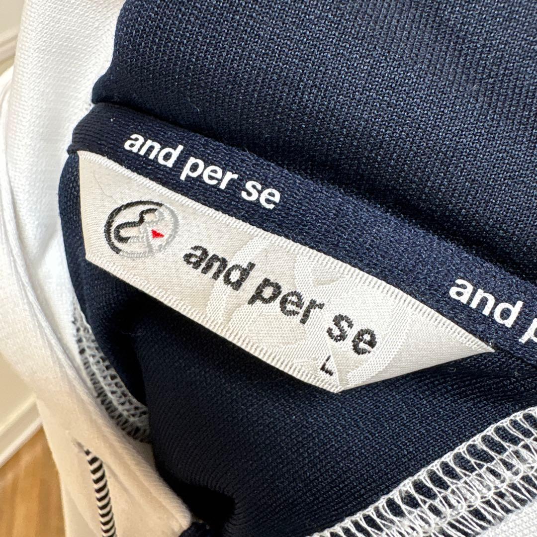美品　and per se GOLF パーカー　ルコック　フィラ