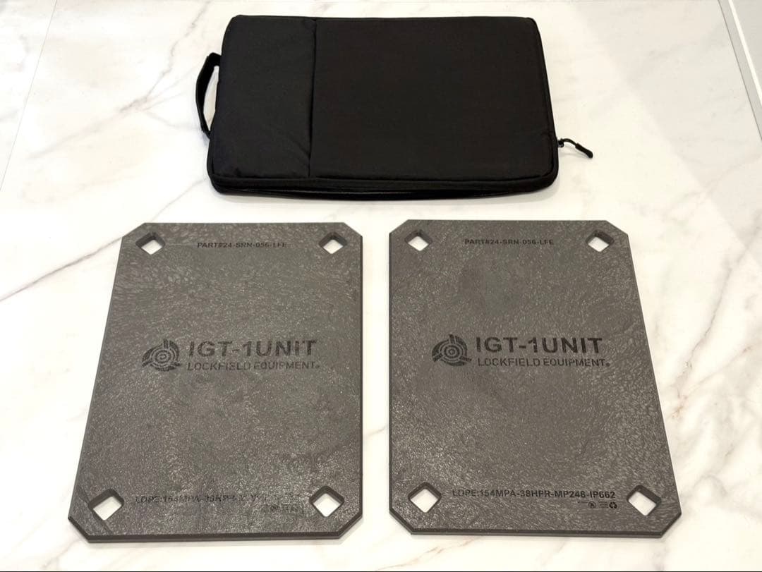 LFE IGT-1UNIT プレート 2枚セット！アシノプレート付き、ケース付