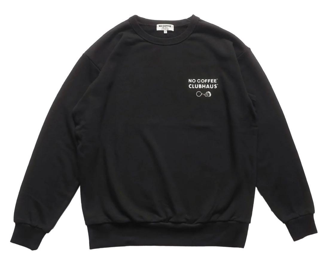 NO COFFEE × CLUBHAUS CREW SWEAT SHIRT