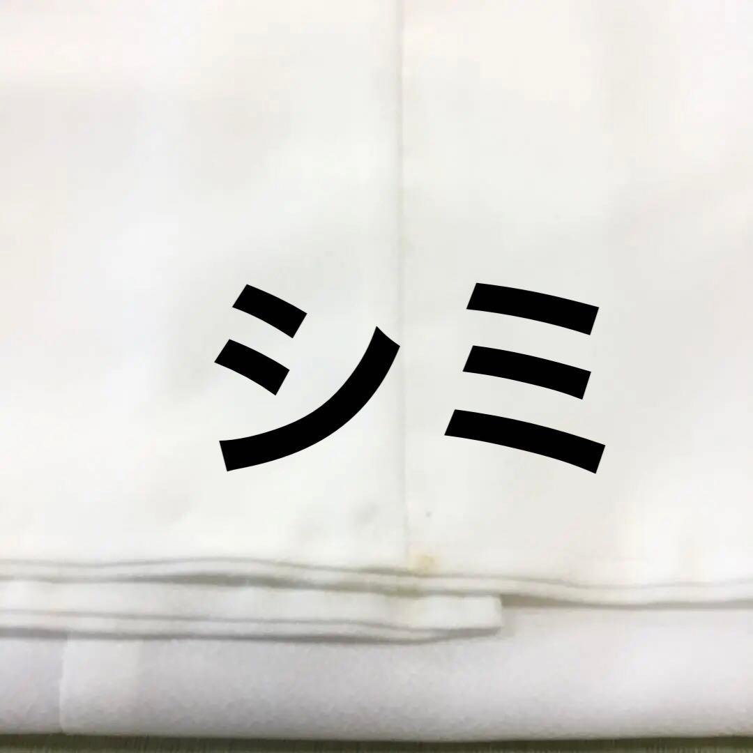 【新品未使用】七五三 5歳着物フルセット 兜柄　シミあり特価　白　紺ストライプ