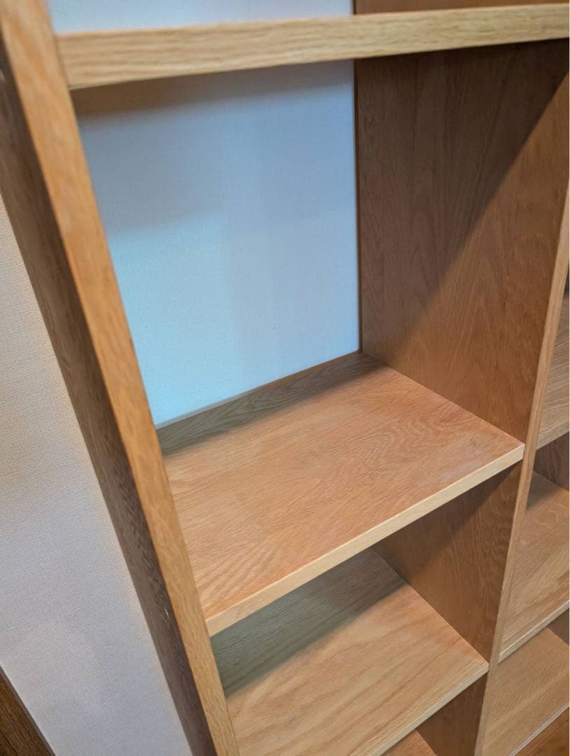 【送料込】無印良品 Muji スタッキングシェルフオーク材 木製棚家具