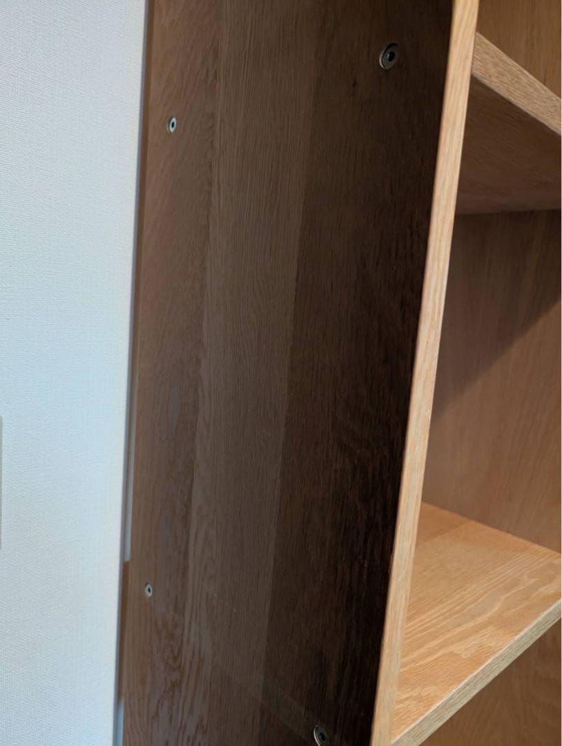 【送料込】無印良品 Muji スタッキングシェルフオーク材 木製棚家具