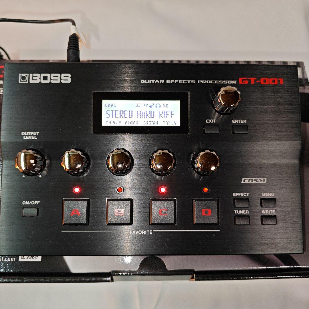 BOSS GT-001 ギターエフェクター + FS-6（ケーブル付）セット