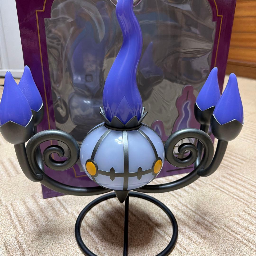 【美品】ポケモンセンター限定 炎がまたたくLEDライト シャンデラ　箱あり
