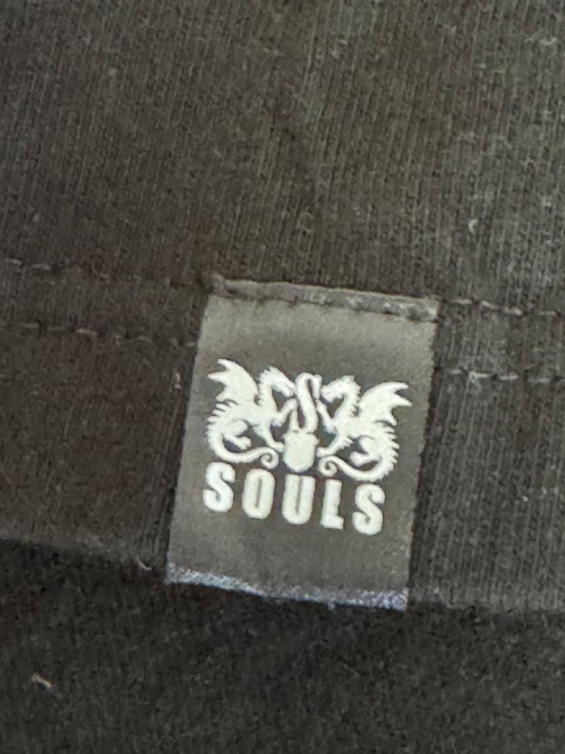 SOULS ソウルズ Tシャツ 黒 4L 大きいサイズ 綿100% 黒