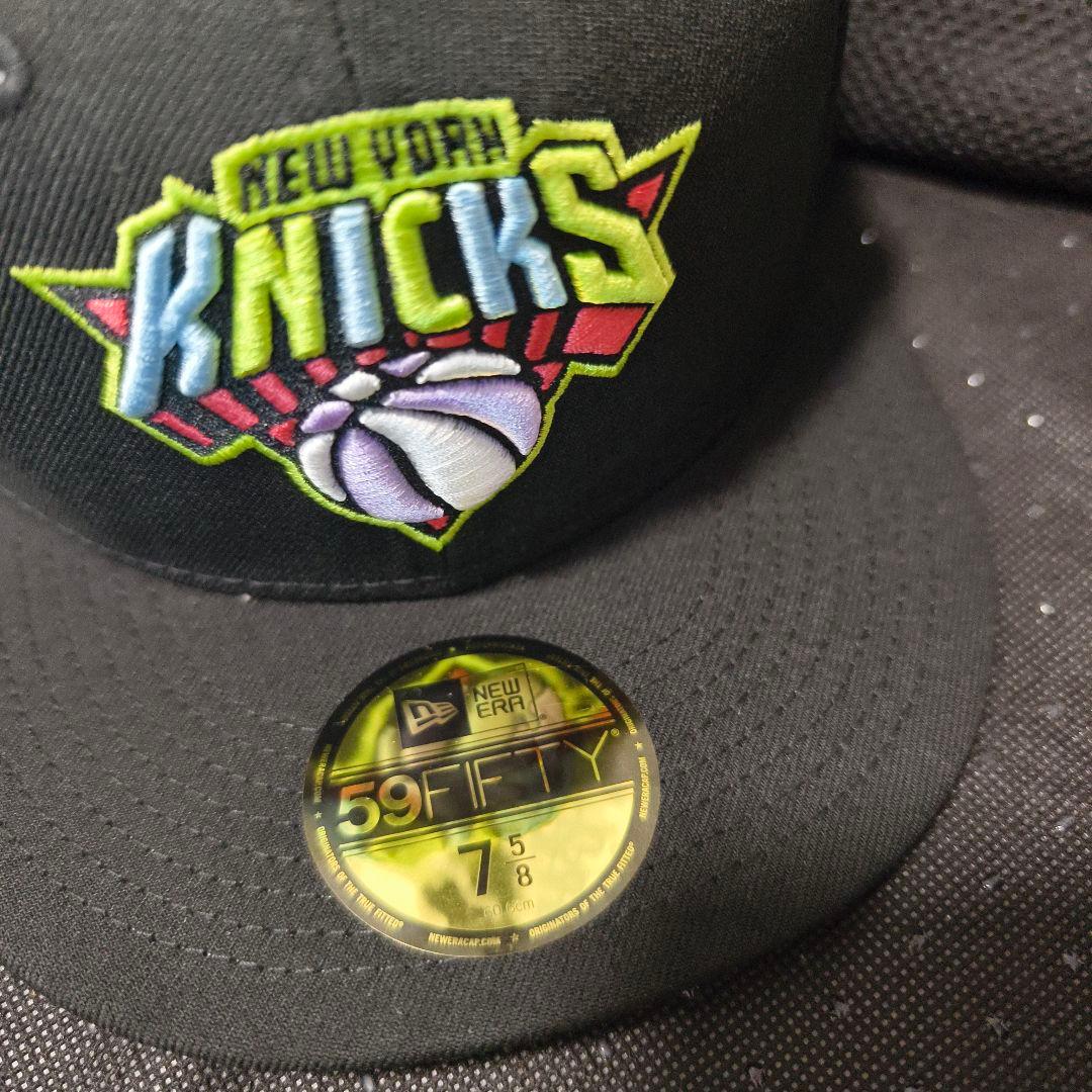 ニューエラ 59FIFTY ニューヨーク・ニックス ブラック 7 5/8