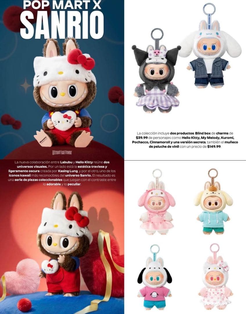 《シュリンク付き未開封》LABUBU×Sanrio アソート ラブブ サンリオ
