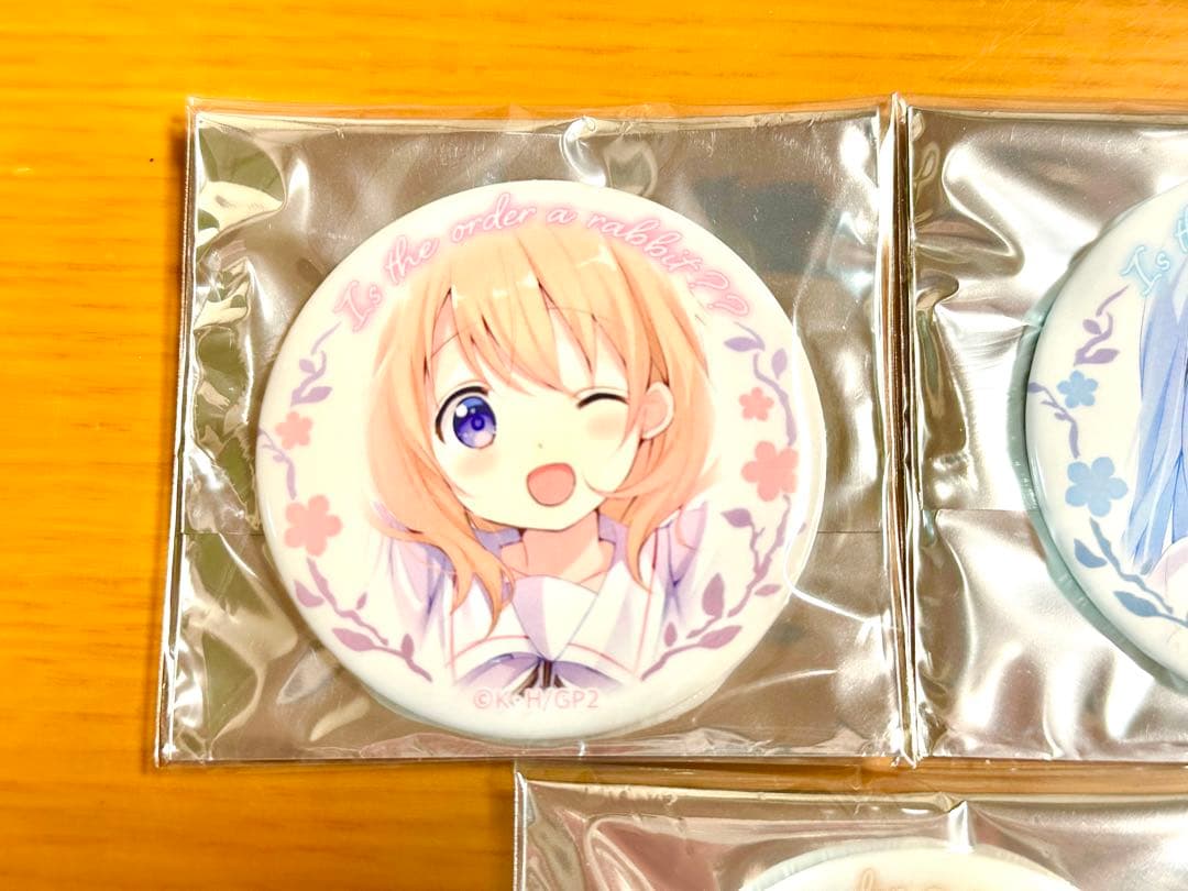 【新品・未使用】ごちうさ ハートポーズ 缶バッジ 8種コンプセット C97