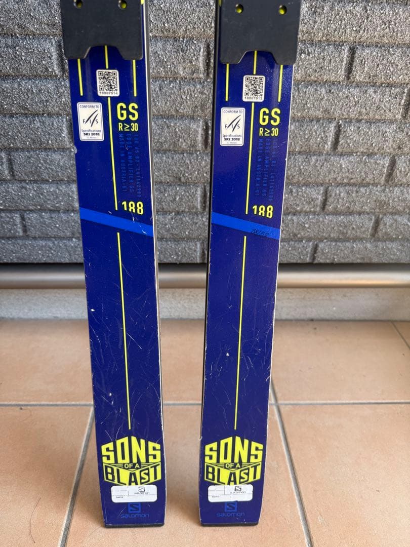 SALOMON サロモンスキー板 S/RACE FIS GS188cm(板のみ)