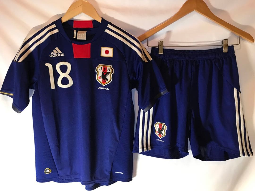 正規品adidas日本代表「10」本田圭佑 160-M ユニフォームパンツセット