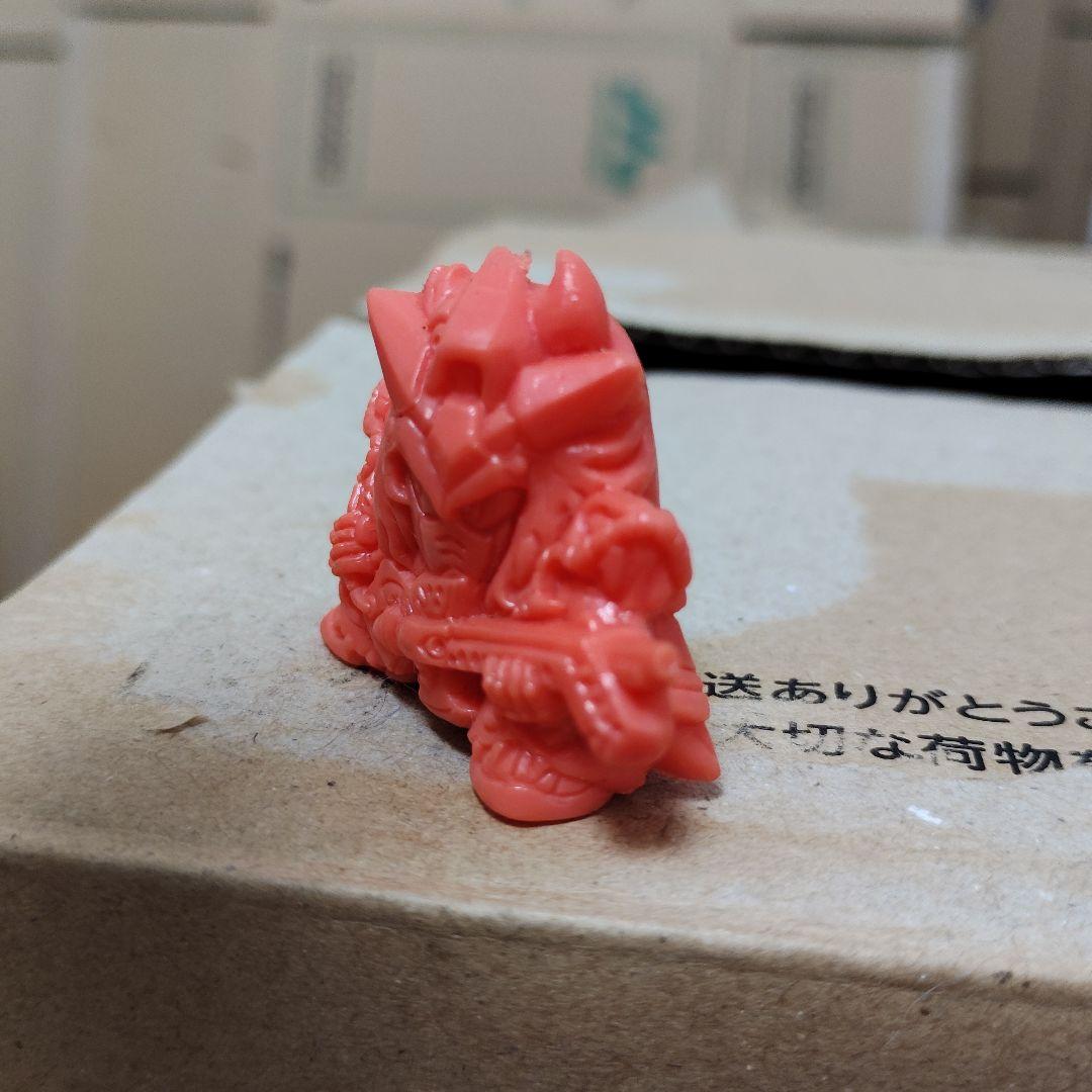 ガン消し　元祖SDガンダム　マーク3　ヘビメタガンダム　橙色