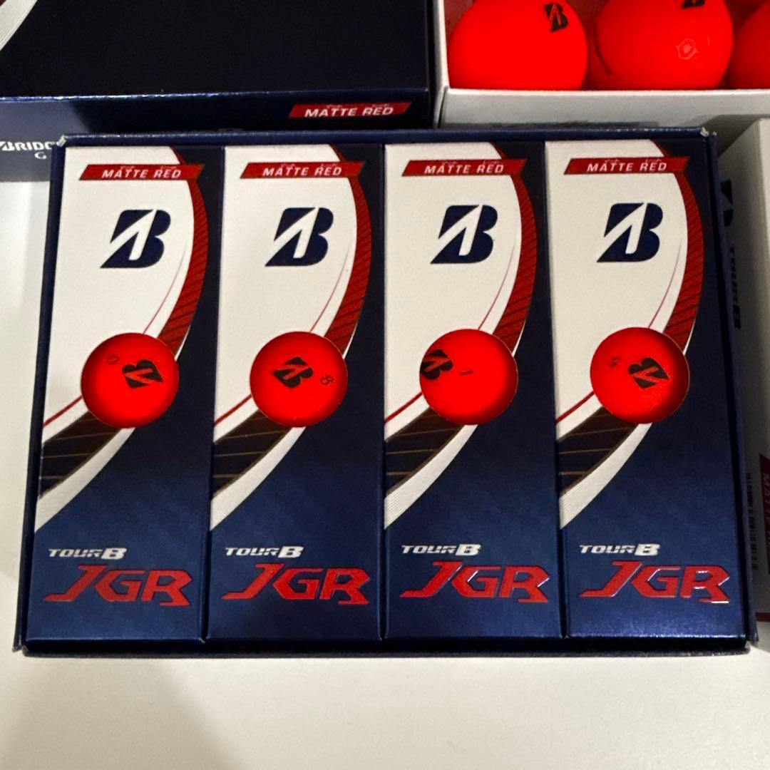 新品/ブリヂストンTOUR B JGRマットレッド27球＋9球