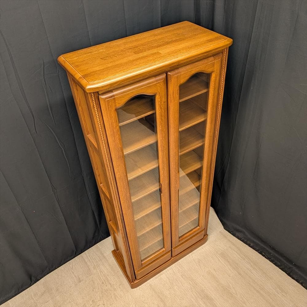 美品　出雲木工　オーク　本棚　本箱　書棚　ブックシェルフ　キャビネット　飾り棚
