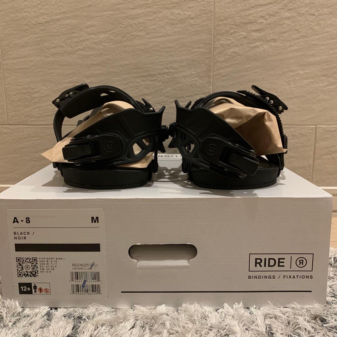 【新品未使用】RIDE A-8 BLACK Mサイズ
