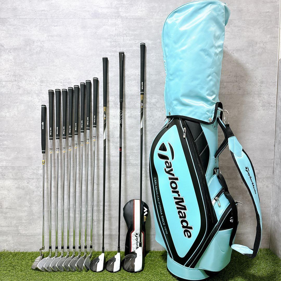 TaylorMade M2 ゴルフクラブセット メンズ フルセット 【K574】