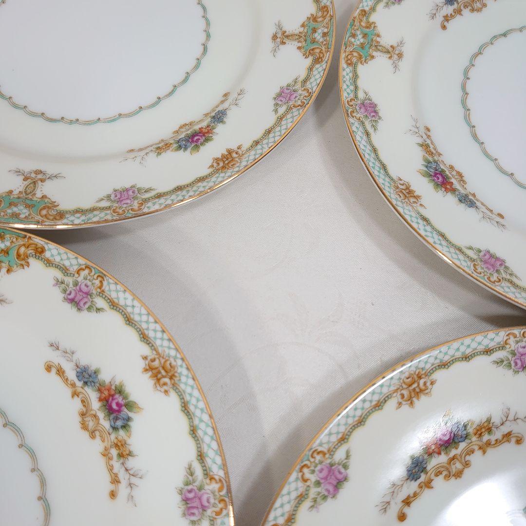 ヴィンテージ ナルミ オキュパイドジャパン ケーキ皿 6枚 1947～1952年