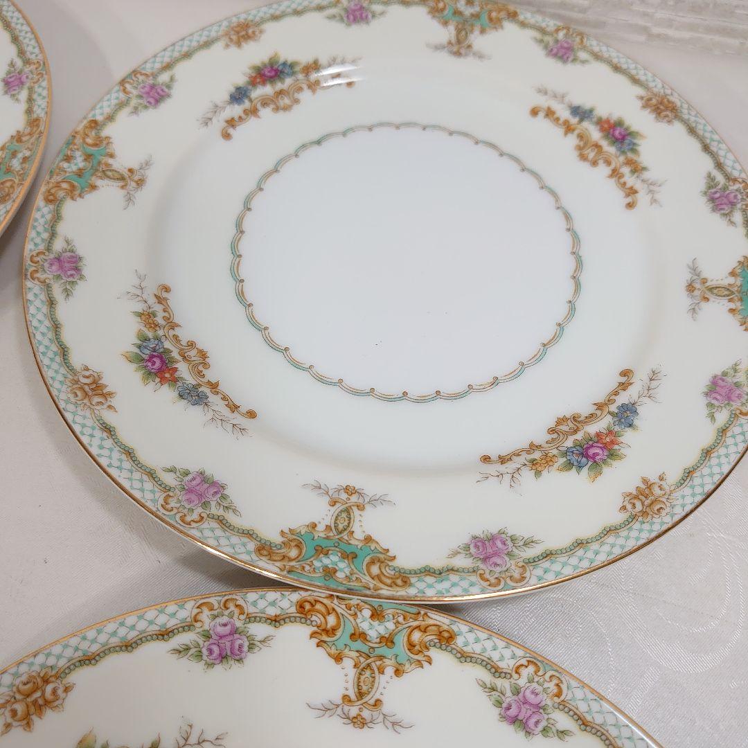 ヴィンテージ ナルミ オキュパイドジャパン ケーキ皿 6枚 1947～1952年