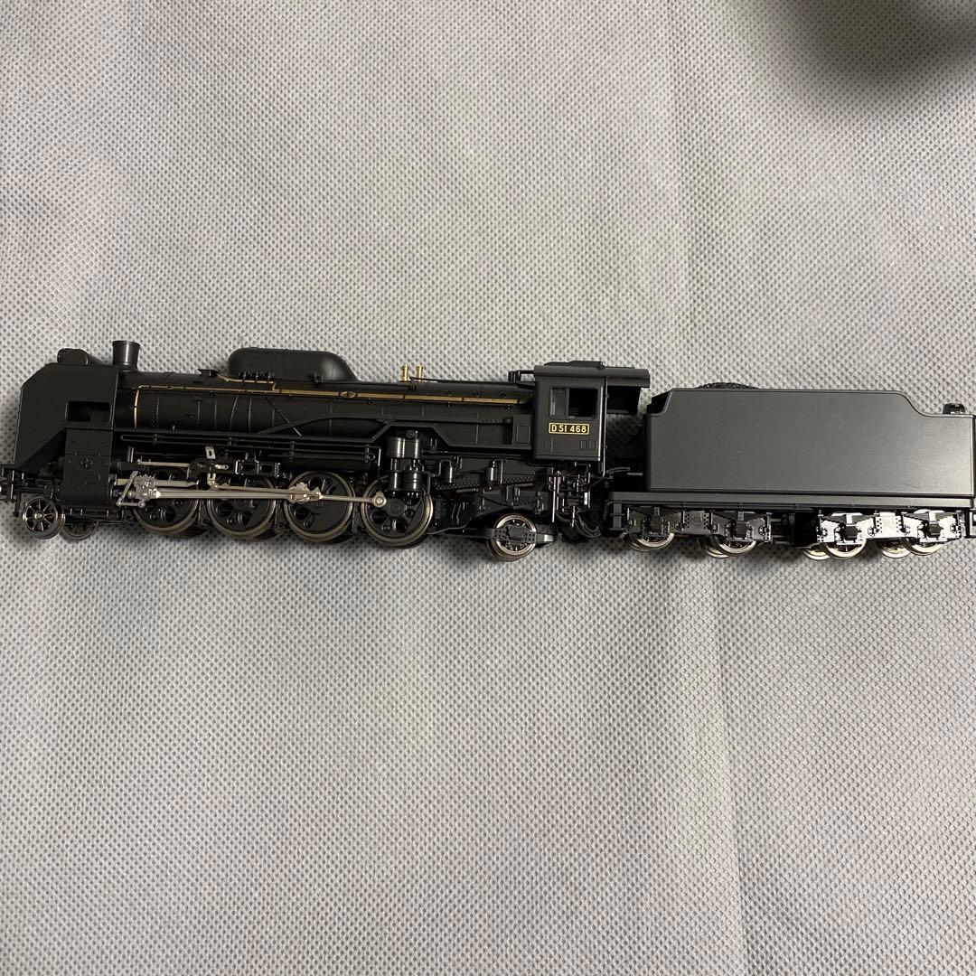 KATO HOゲージ D51 標準量産形 鉄道模型 蒸気機関車 1-203