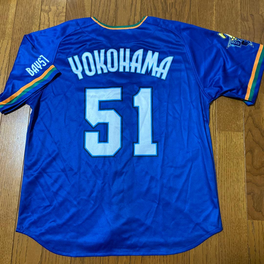 横浜DeNAベイスターズ　70周年限定ユニ 宮崎選手51番 Sサイズ　古着