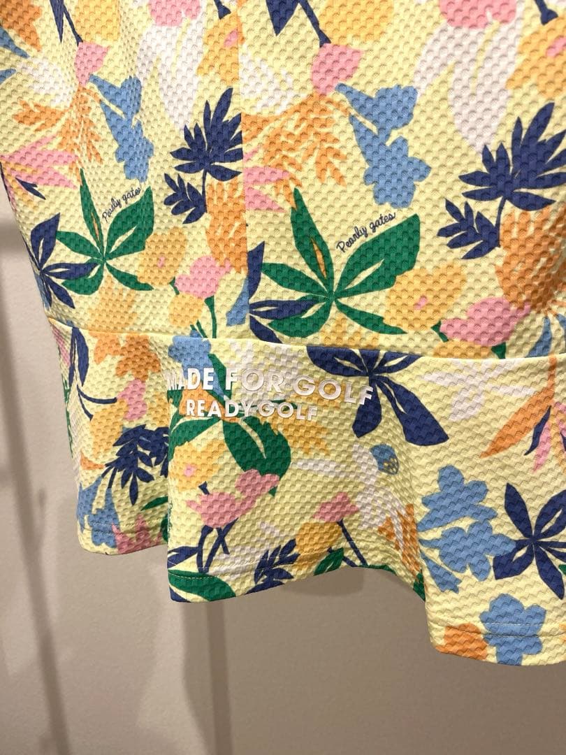 【超美品】パーリーゲイツ　上下セット　レディース　　夏物ゴルフウエア