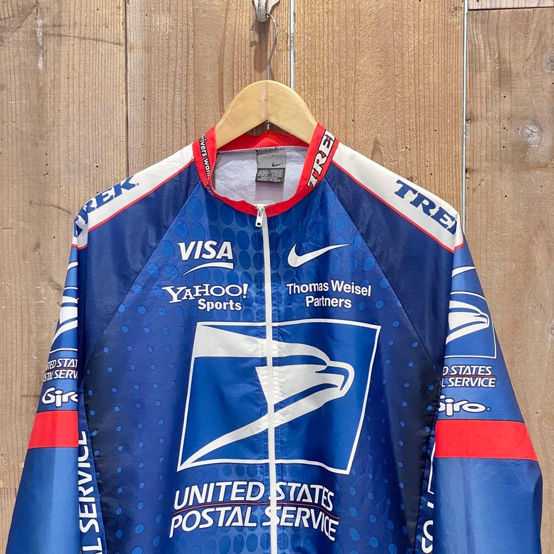 【M】イタリア製 NIKE USPS サイクル ジャージ サイクリング ナイキ