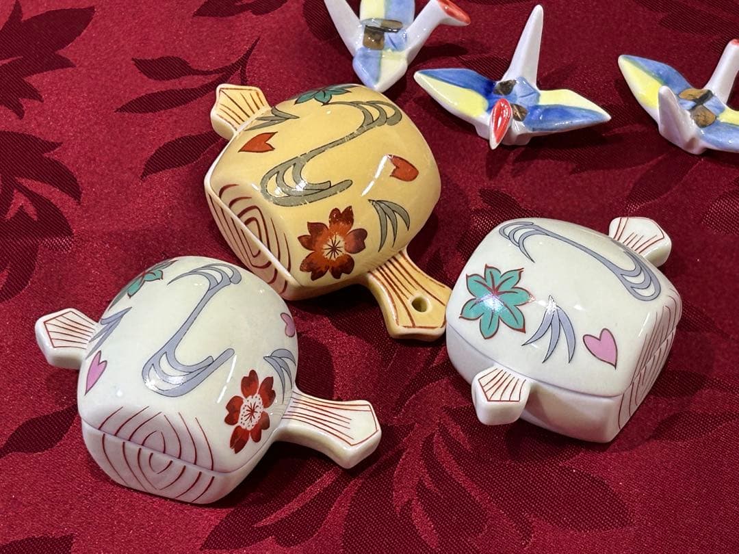 3名様　お晩酌　おもてなしセット　金箔ひょうたん盆付き　鶴や打出の小槌　未使用