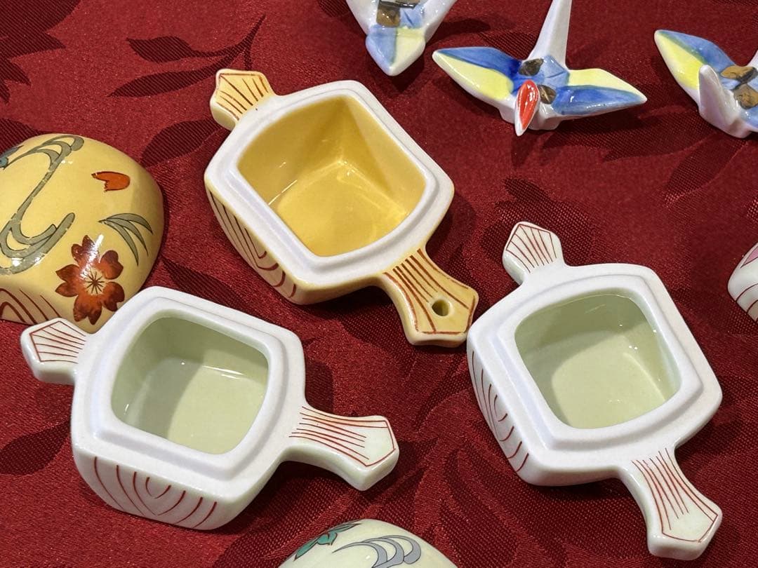3名様　お晩酌　おもてなしセット　金箔ひょうたん盆付き　鶴や打出の小槌　未使用