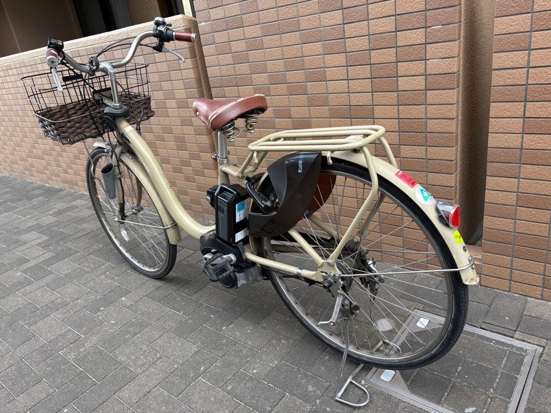 尼崎渡し限定！　電動アシスト自転車 ベージュ シティタイプ
