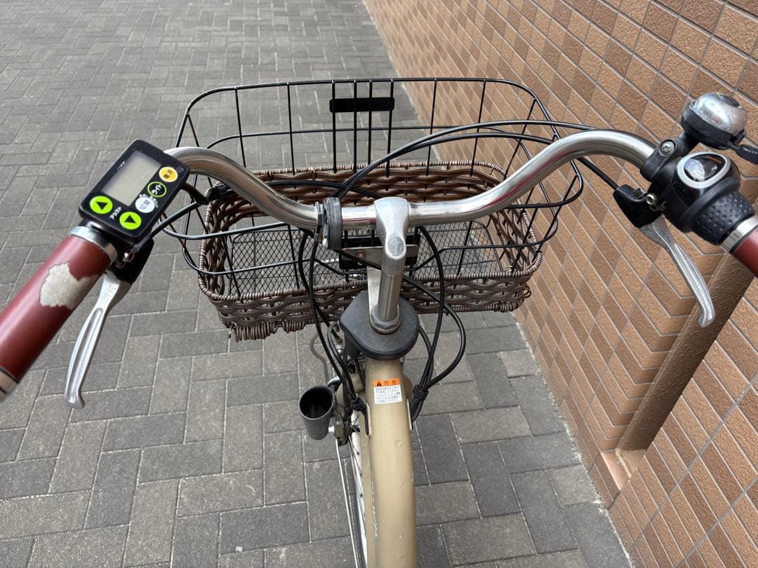 尼崎渡し限定！　電動アシスト自転車 ベージュ シティタイプ
