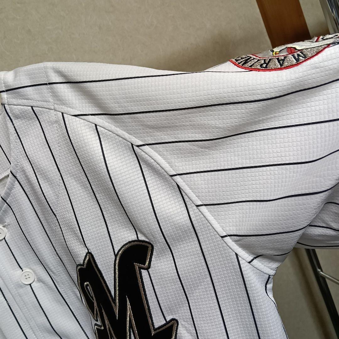 【極美品・希少】デサント製 千葉ロッテ チェン選手 ハイクオリティユニフォーム／