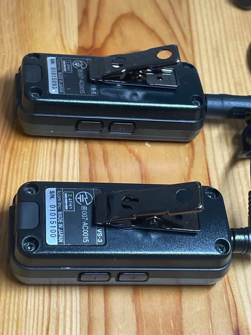ICOM Bluetooth PTTマイク 2個セット IP無線機用