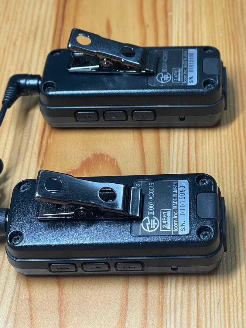 ICOM Bluetooth PTTマイク 2個セット IP無線機用