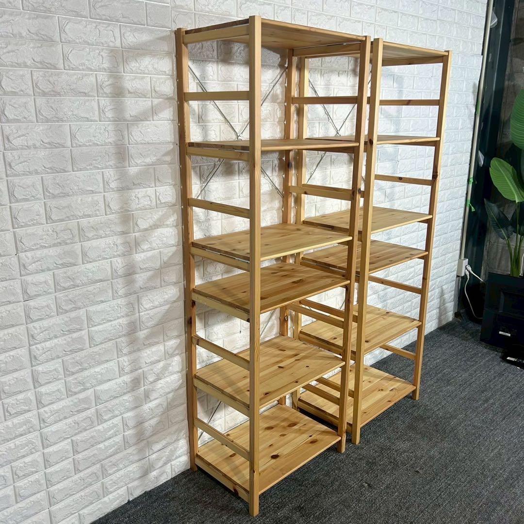 無印良品 パイン材 ユニットシェルフ オープンシェルフ キャビネット G004