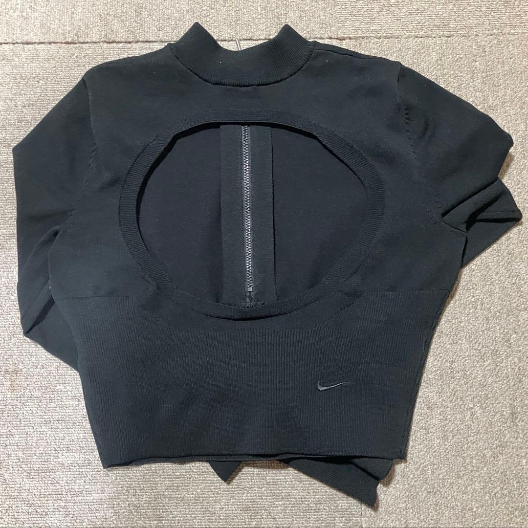 NIKE/ナイキ チルニット バックオープン BLACK Mサイズ
