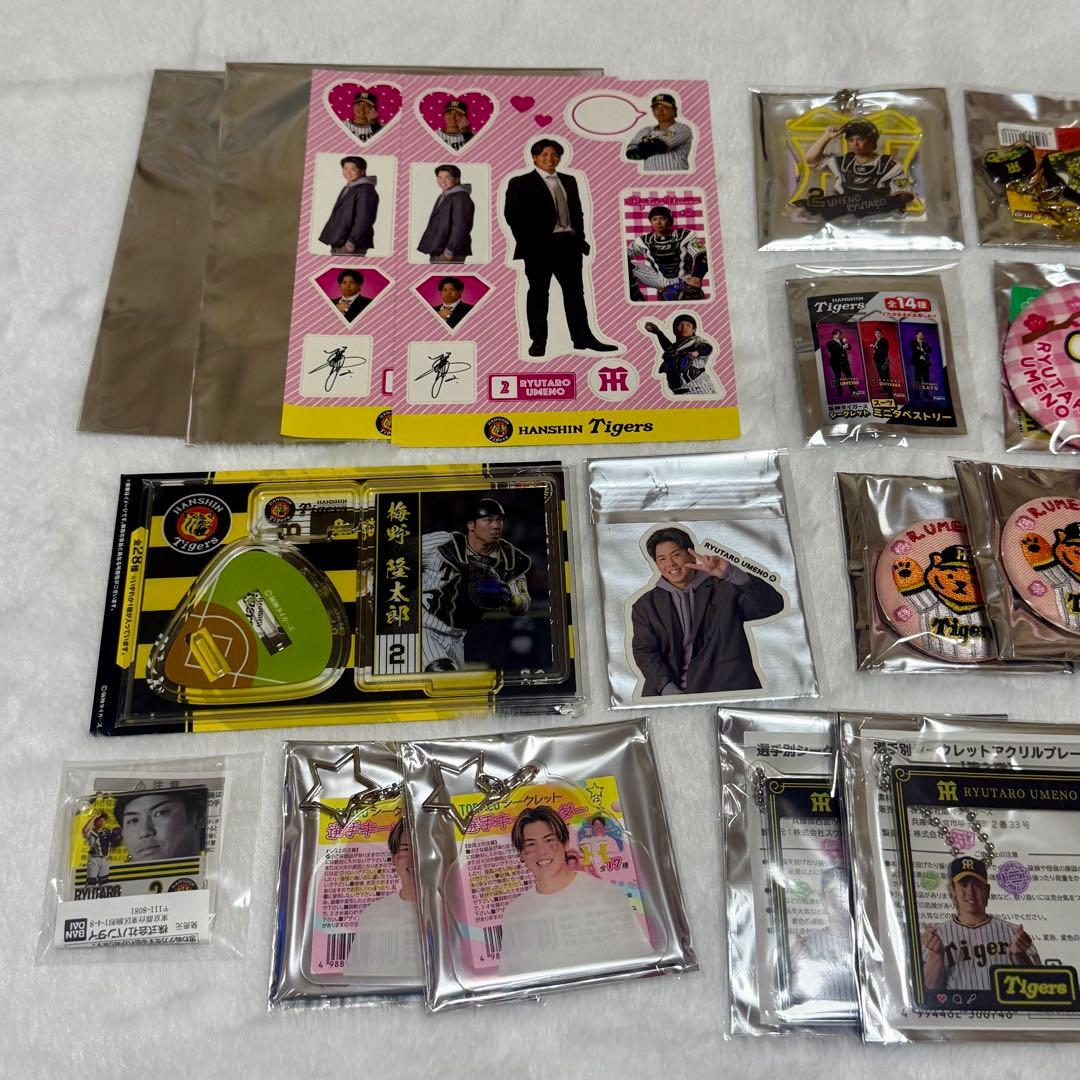 阪神タイガース 梅野隆太郎 ランダムグッズ セット売り