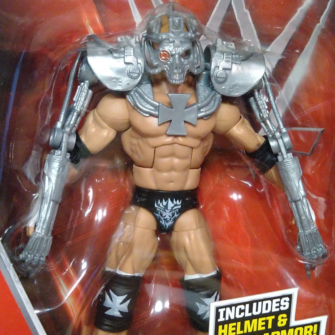 未開封　WWE エリート　トリプルH ターミネーターコスチューム　レッスルマニア