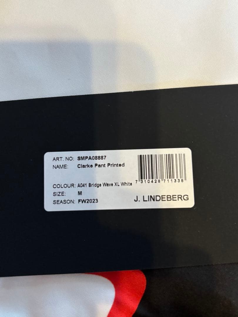 新品未使用　J.LINDEBERGメンズ　スキーウェア パンツ M