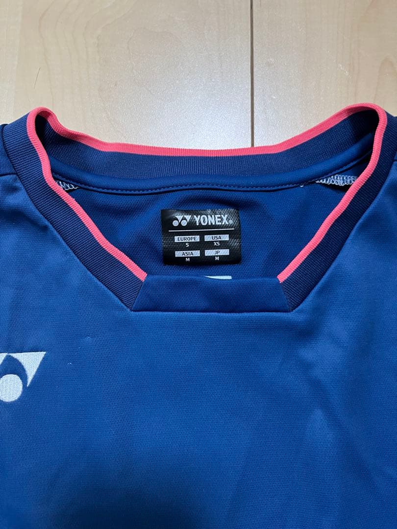 YONEX バドミントンウェア M ネイビー 日本代表モデル ノースリーブ