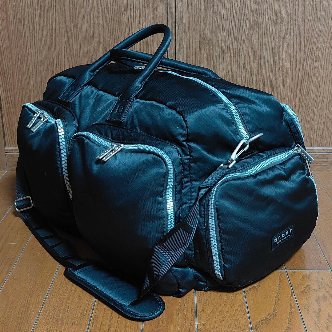 【良品】onoff オノフ ゴルフバッグ ボストンバッグ 黒 2way