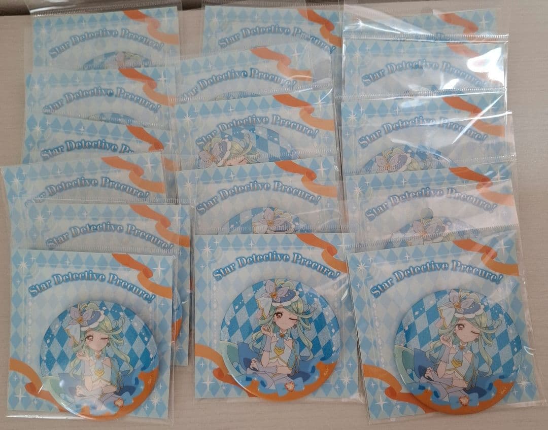 16個 名探偵プリキュア！ キラキラ缶バッジ キュアエクレール