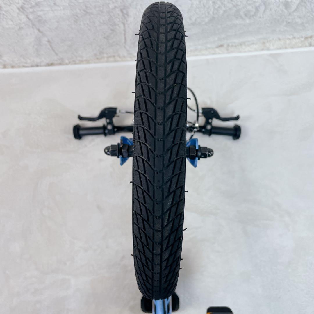 ✨美品✨ストライダー 14x　ブルー　 キックスタンド装備 変身バイク