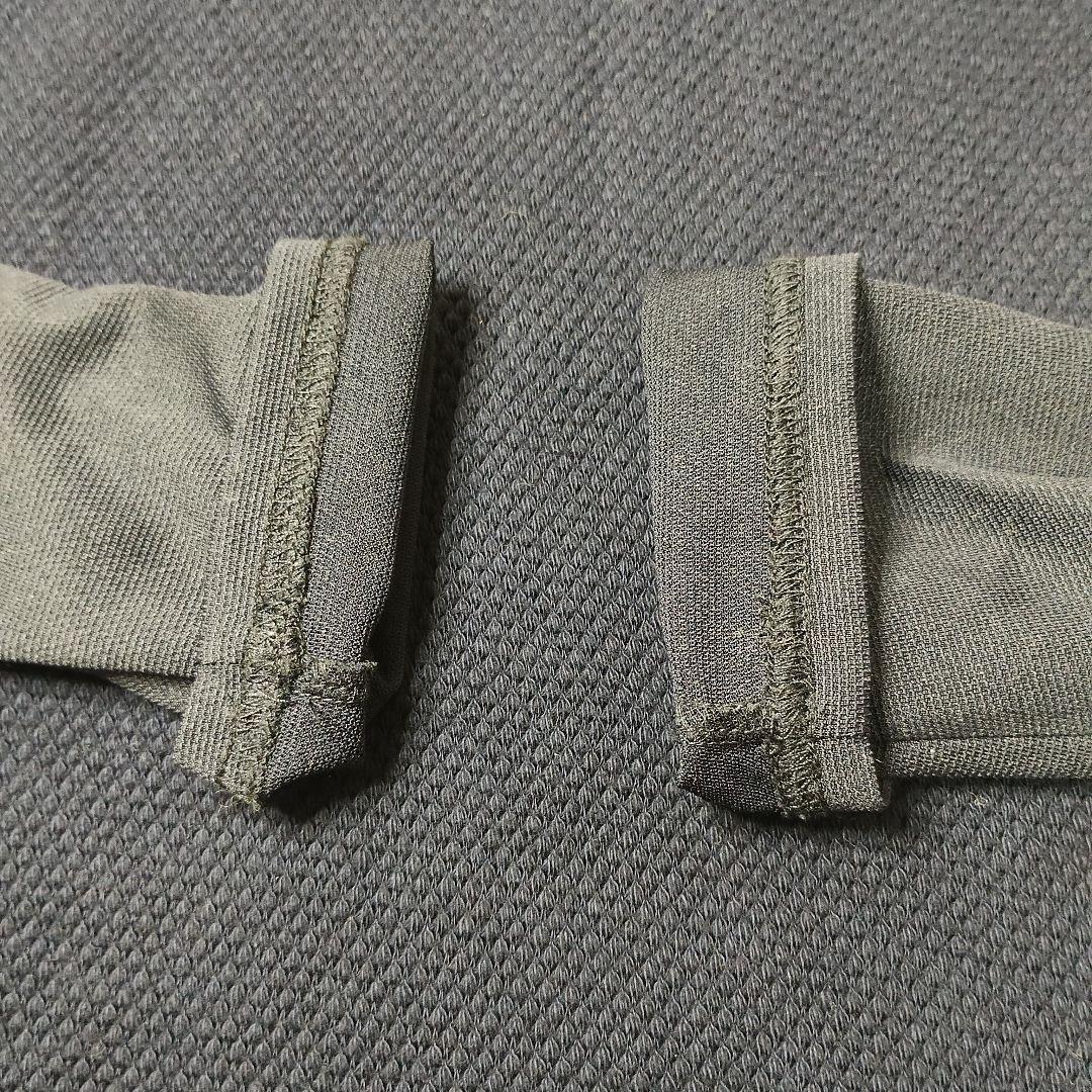 [動きやすい] 23区ゴルフ ゴルフウェア 異素材切替 ワッペン 紺色 L