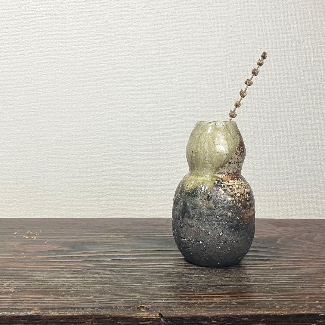 信楽焼 瓢箪 掛花入 花器 伊賀焼 時代