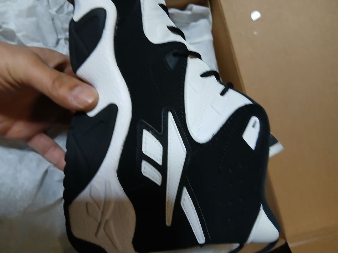 Reebok バスケットボールシューズ ブラック/ホワイト 29サイズ
