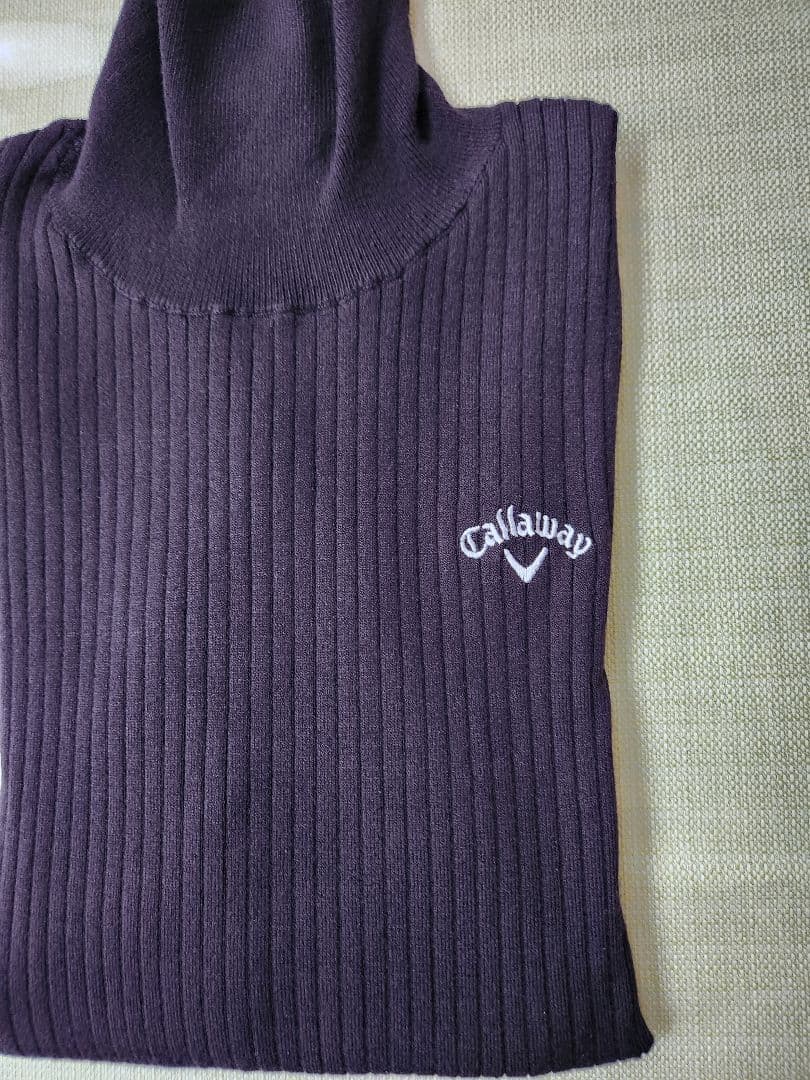 【新品 未使用】Callaway レディース タートルネックセーター 黒